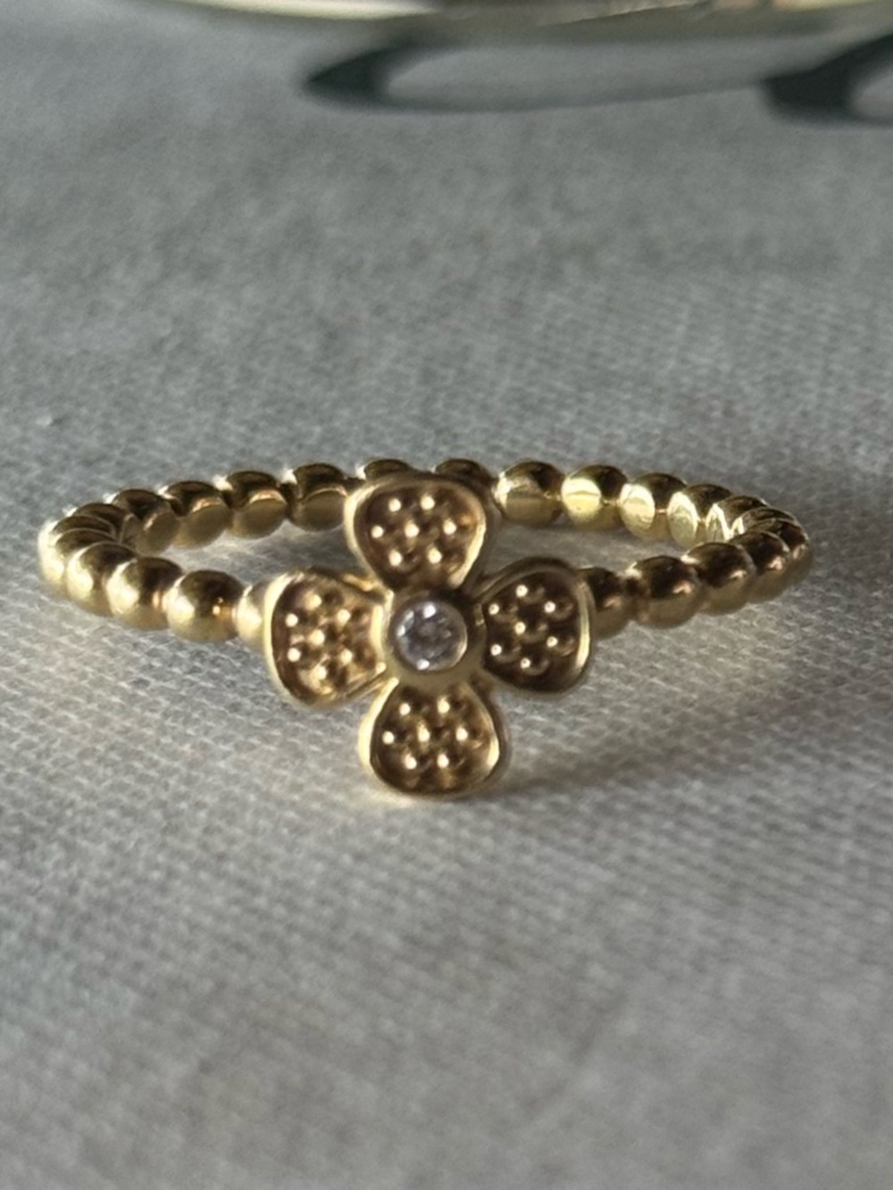 Lagos 18k Caviar Flower Ring